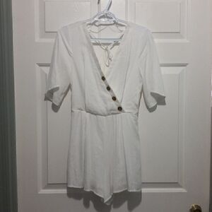 Blue Rain Romper 